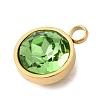 Birthstone Theme August 304 Stainless Steel Pendants STAS-K239-01G-A08-2