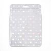 Rectangle Laser Plastic Yin-yang Zip Top Gift Bags X1-OPP-E004-01B-C02-1