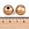 Spray Painted Wood European Beads WOOD-G029-08D-3