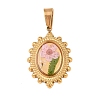 Epoxy Resin Pendants STAS-P436-01G-01-1