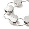 Handmade 304 Stainless Steel Necklaces NJEW-Q333-02C-01-4