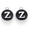 Platinum Plated Alloy Charms LS-ENAM-S118-02Z-P-1