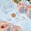 Unicraftale DIY Blank Square Cuff Ring Making Kit DIY-UN0005-39-4
