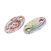 Natural Agate(Dyed & Heated) Links Connector Charms G-Q606-03-2