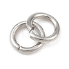 Tarnish Resistant 304 Stainless Steel Open Jump Rings STAS-J013-5x0.9mm-01-4