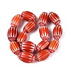 Handmade Millefiori Glass Barrel Beads LS-LA-N002-15F-2