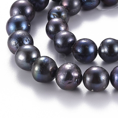 Natural Keshi Pearl Beads Strands PEAR-S020-L06-1