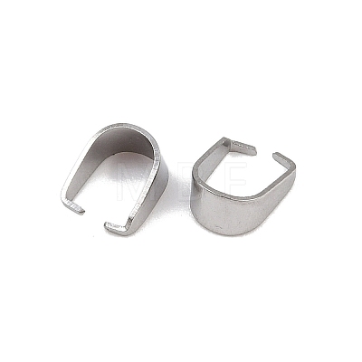 304 Stainless Steel Snap On Bails STAS-C135-01A-P-1