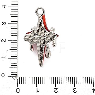 Alloy Resin Pendants PALLOY-I224-08G-01-1