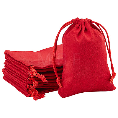 DELORIGIN 12Pcs Velvet Cloth Drawstring Bags TP-DR0001-01C-01-1