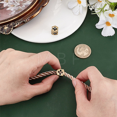Brass European Beads KK-WH0062-206AB-1