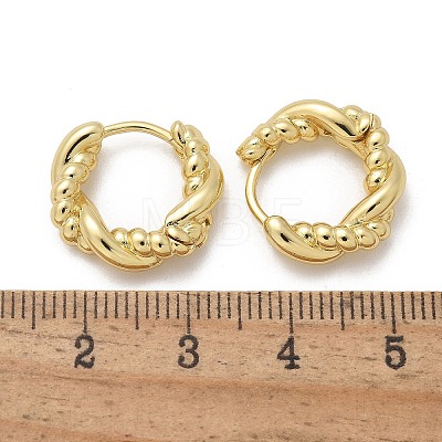 Brass Hoop Earrings EJEW-Q015-03G-02-1