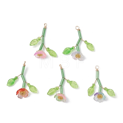 Resin Pendants PALLOY-JF03668-1