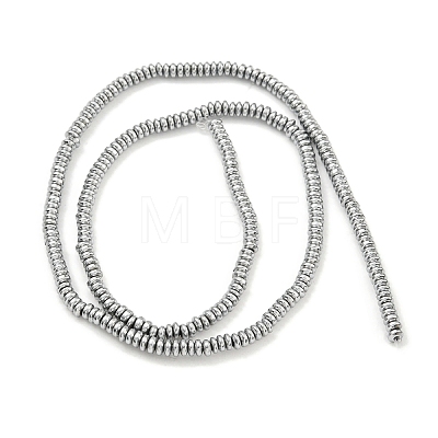 Electroplated Synthetic Non-Magnetic Hematite Beads Strands G-I360-C03-05-1