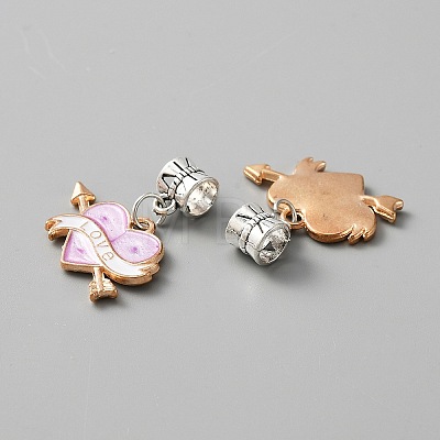 Alloy Enamel European Dangle Charms ENAM-TAC0021-01D-1