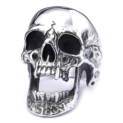Skull 304 Stainless Steel Finger Rings for Men FS-WGF2445-05-1