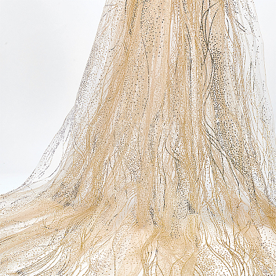 Polyester Paillette Fabric AJEW-WH0481-581A-1