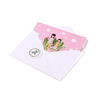 Rectangle Paper Greeting Cards DIY-F096-10-1