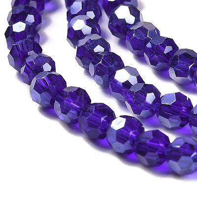 Transparent Glass Beads EGLA-A035-T4mm-B06-1