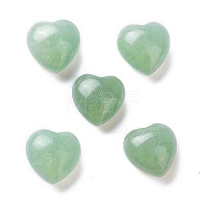 Natural Green Aventurine Heart Love Stone G-F708-02-1