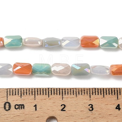 Electroplate Glass Beads Strands EGLA-P065-02A-04-1