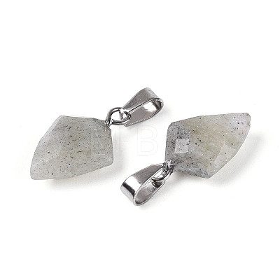 Natural Labradorite Pendants G-N349-18P-04-1