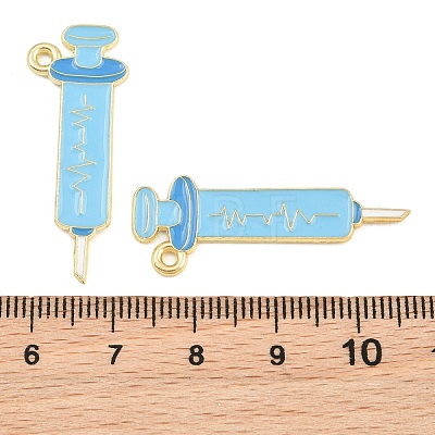 Medical Theme Alloy Enamel Pendants AL-CBA2919-03G-04A-1