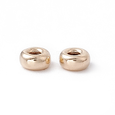 Yellow Gold Filled Beads Spacers X-KK-G159-3x1.5mm-1-1