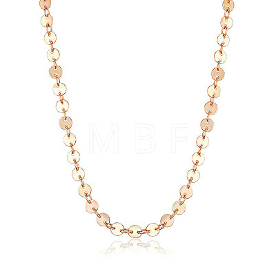 Brass Necklaces NJEW-FF0006-06-1