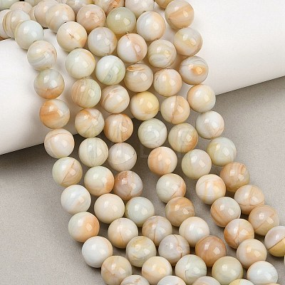 Handmade Lampwork Beads Strand LAMP-B056-10mm-1