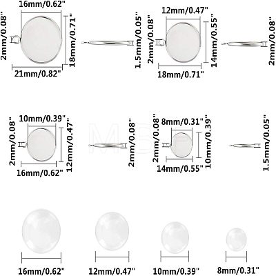 Unicraftale DIY Pendant Making Kits DIY-UN0001-53P-1