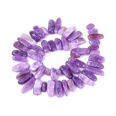 Dyed Natural Quartz Beads Strands G-Q606-24A-08-1