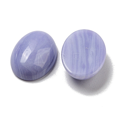 Synthetic Blue Lace Agate Cabochons G-C115-01A-03-1