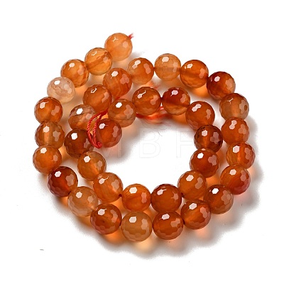 Natural Carnelian Beads Strands G-E571-35C-1