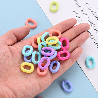 Opaque Acrylic Linking Rings SACR-T357-01A-1