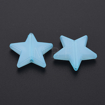 Imitation Jelly Acrylic Beads LS-MACR-S373-90-E08-1