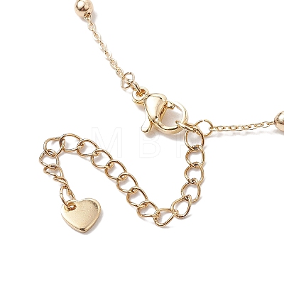 Brass Cable Chain Anklets AJEW-AN00601-01-1