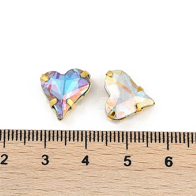 Brass Glass Rhinestone Sew on Rhinestones RGLA-U001-05G-02-1