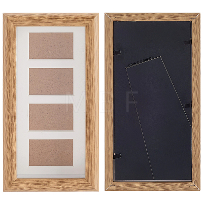 1Pc Rectangle Wood Photo Frame Stand DJEW-CP0001-47B-1