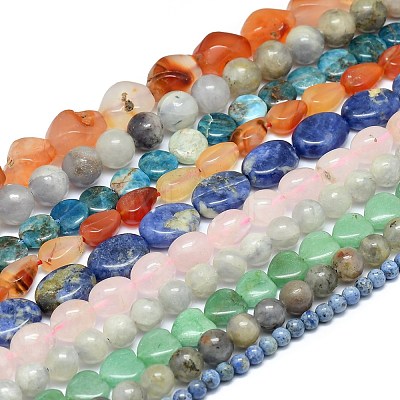 Natural & Synthetic Gemstone Beads Strands G-F513-02A-1