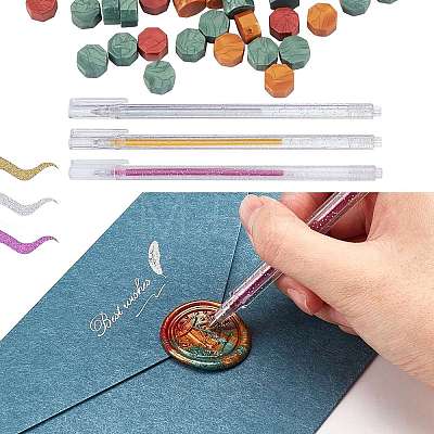 CRASPIRE DIY Wax Seal Stamps DIY-CP0004-60B-1