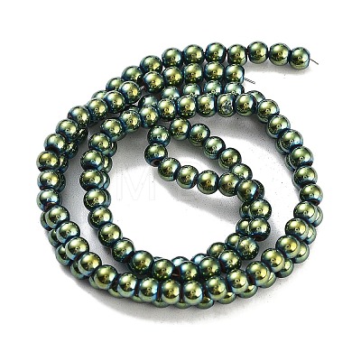 Synthetic Magnetic Hematite Beads Strands G-P545-K01-01E-1