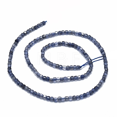 Natural Iolite Beads Strands G-E576-68-1
