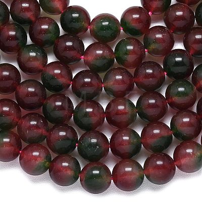 Natural Malaysia Jade Beads Strands G-B165-C03-12mm-1