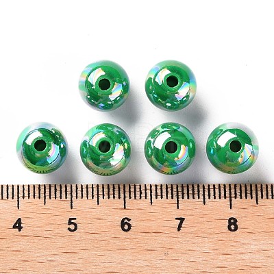 Opaque Acrylic Beads MACR-S370-D10mm-24-1