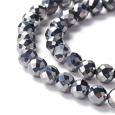 Terahertz Stone Beads Strands  G-A021-10-1