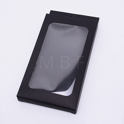 Foldable Creative Kraft Paper Box CON-WH0073-91B-02-1