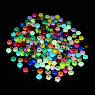 Opaque & Luminous Acrylic Beads OACR-A027-17-1