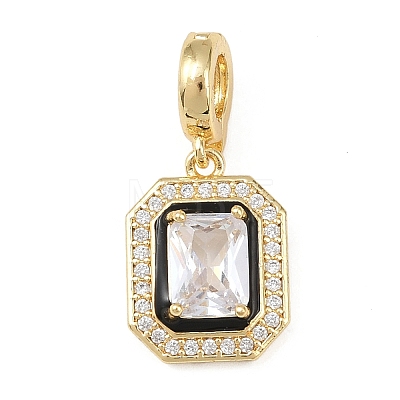 Brass Micro Pave Cubic Zirconia Pendants LS-KK-K413-08G-1