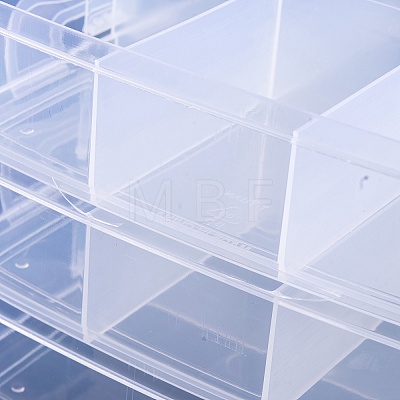 (Defective Closeout Sale: Cracks) 14 Grids Plastic Handled Organizers AJEW-XCP0002-55-1